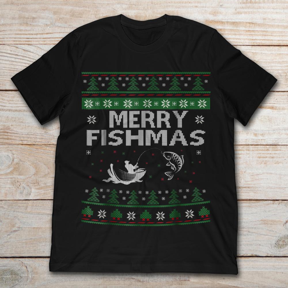 Christmas Fishing Merry Fishmas