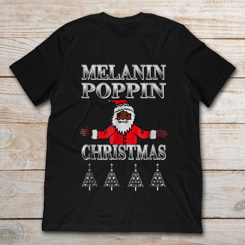 Santa Melanin Poppin Christmas