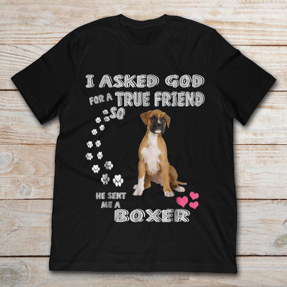 I Asked God For A True Friend So He Sent Me A Boxer Dog