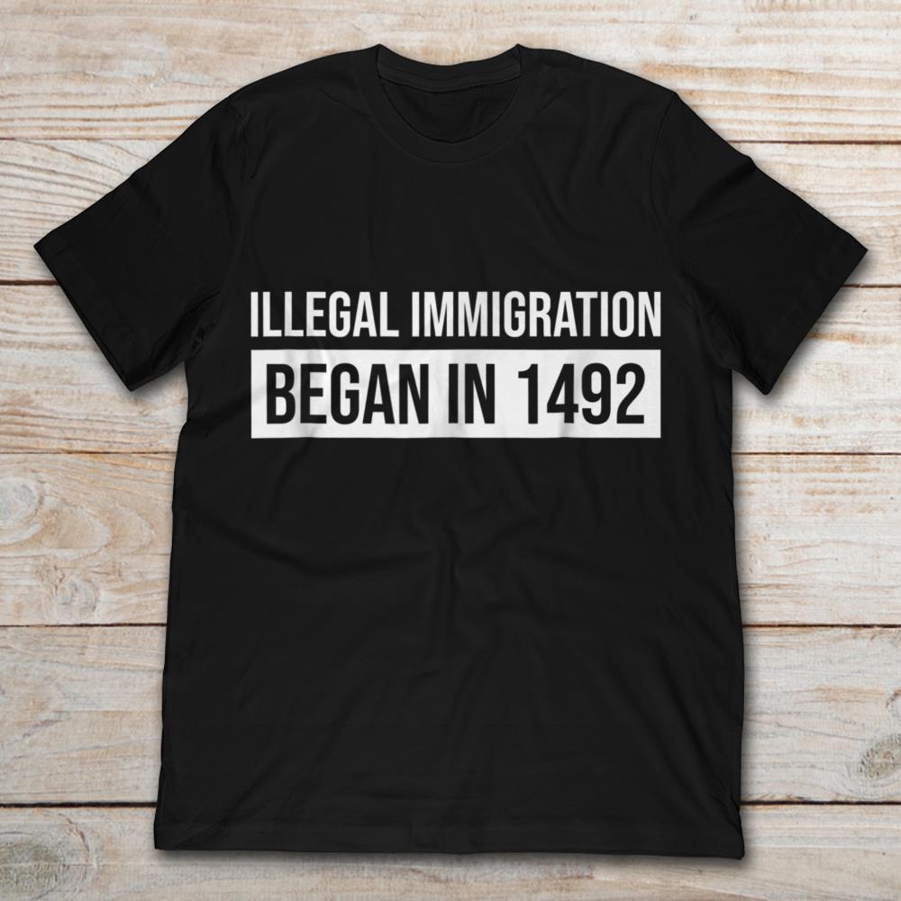 Illegal Immigration Began In 1492 - Anti Columbus Day