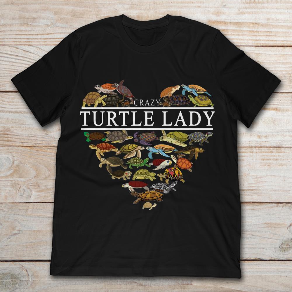 Crazy Heart Turtle Lady