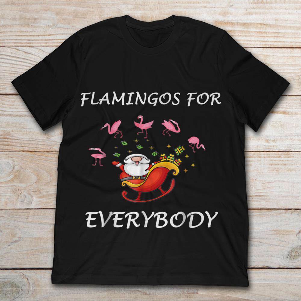 Flamingos For Everybody Santa Gift