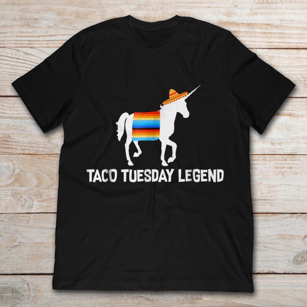Mexican Unicorn Taco Tuesday Legend