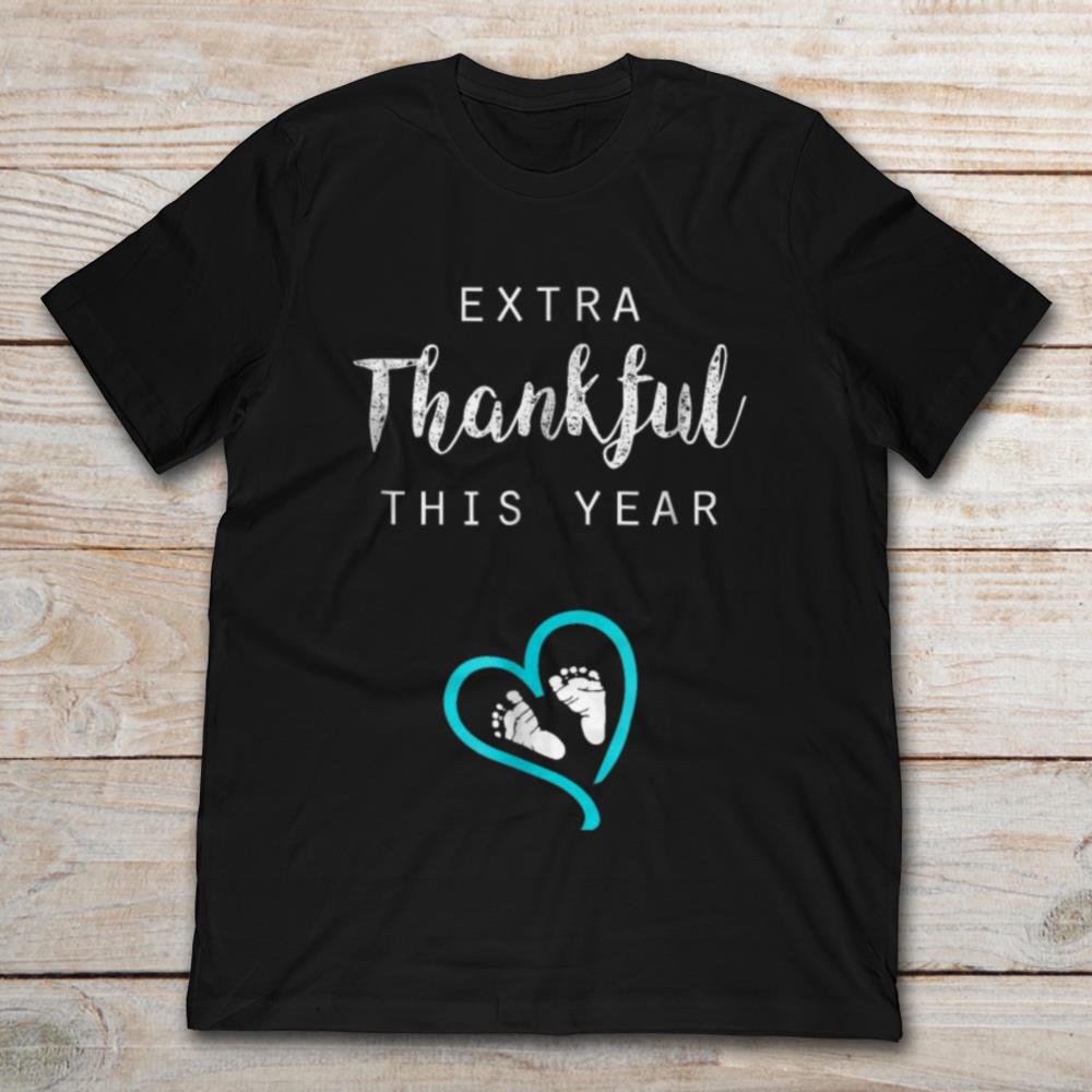 Extra Thankful This Year Blue Heart