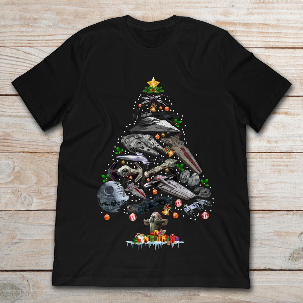 Stars War Death Star UFOs Christmas Tree