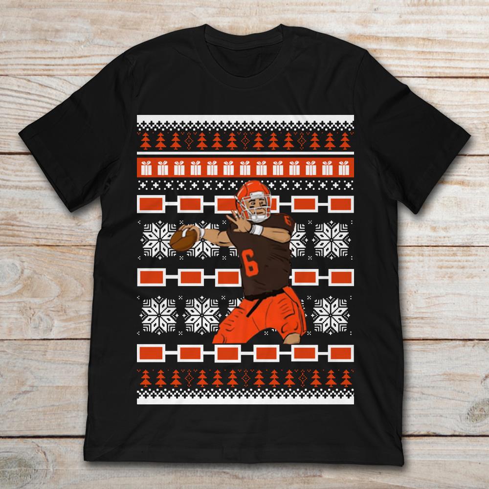 Baker Mayfield 6 Cleveland Browns Ugly Christmas