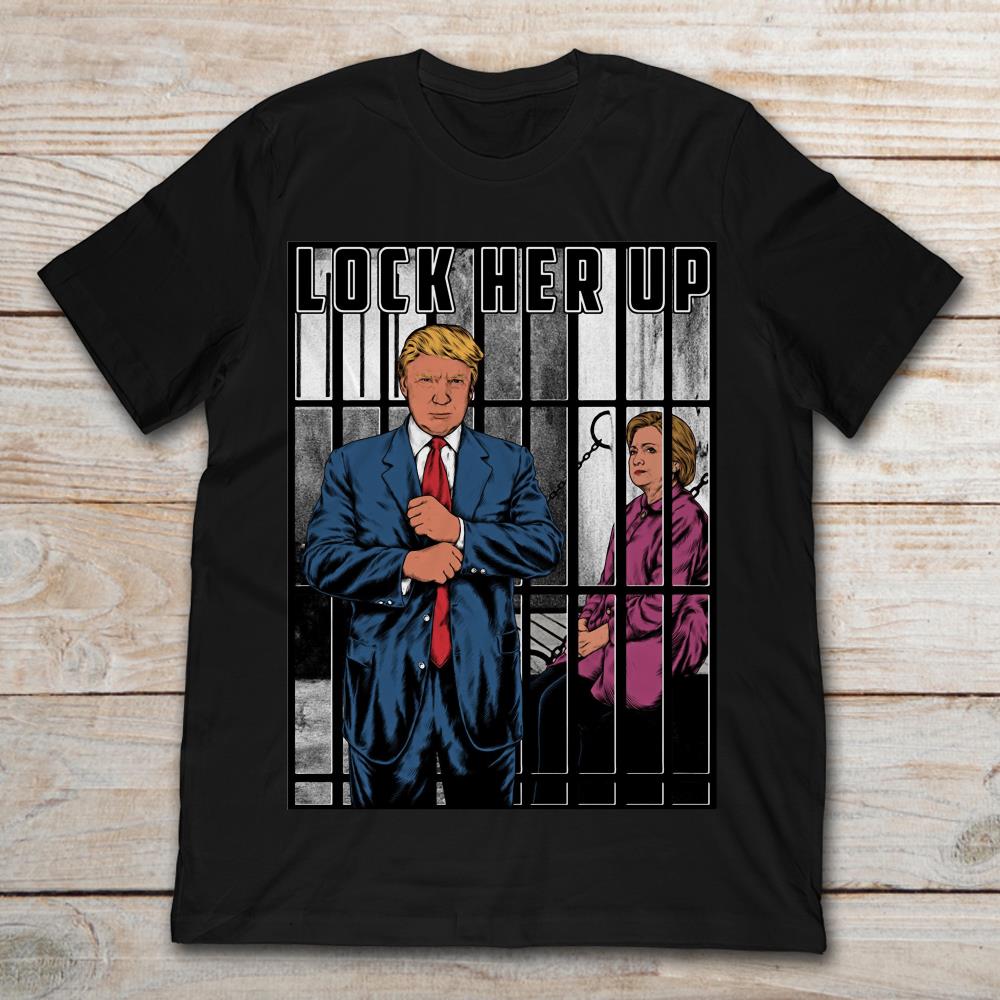 Donald Trump Lock Her Up Hillary Clinton