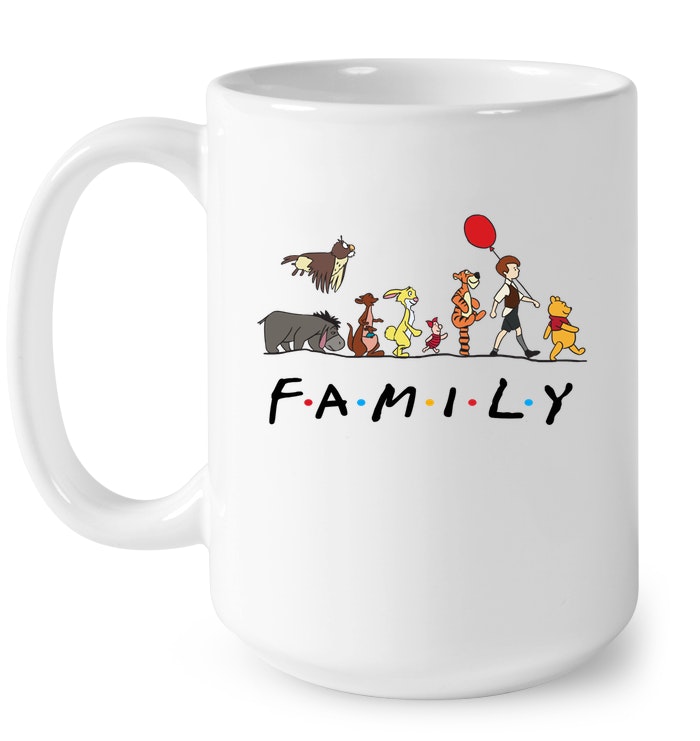 Winnie The Pooh Christopher Robin And Friends Family T-Shirt - TeeNavi