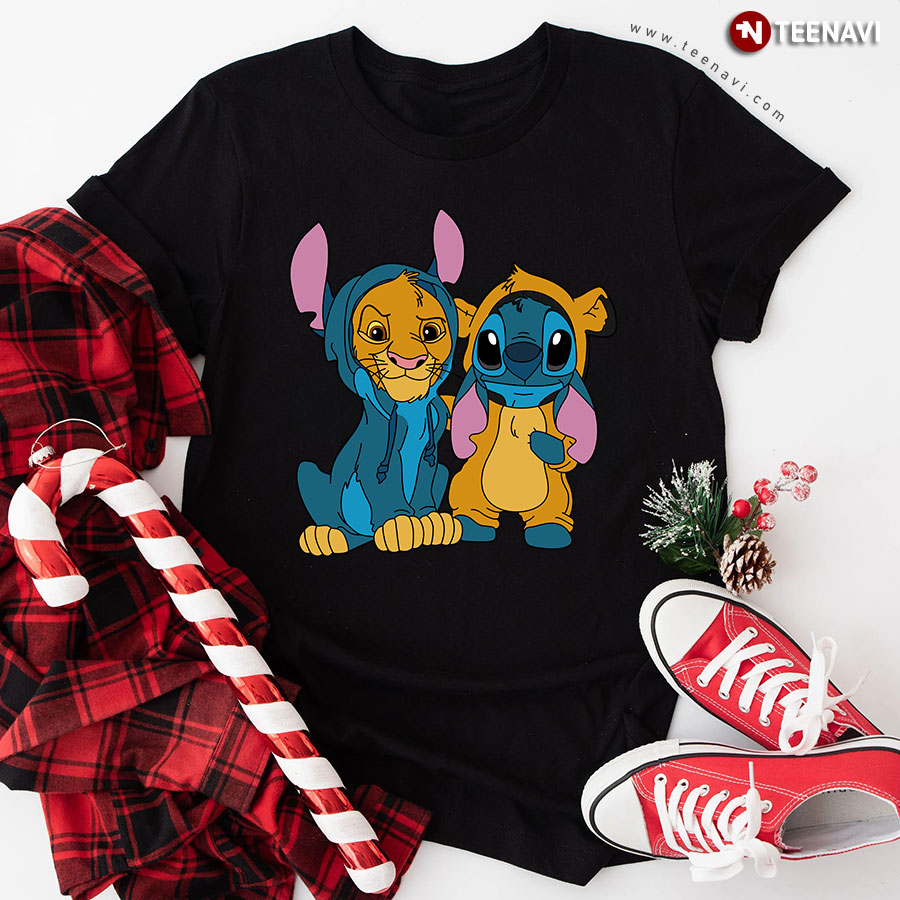Simba And Stitch Best Friend T-Shirt