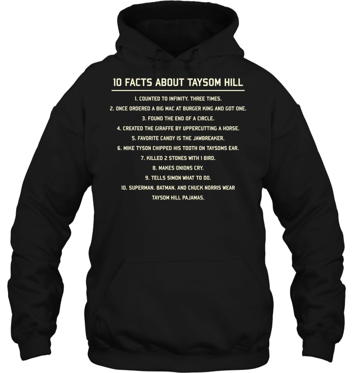 10 Facts About Taysom Hill T-Shirt - TeeNavi