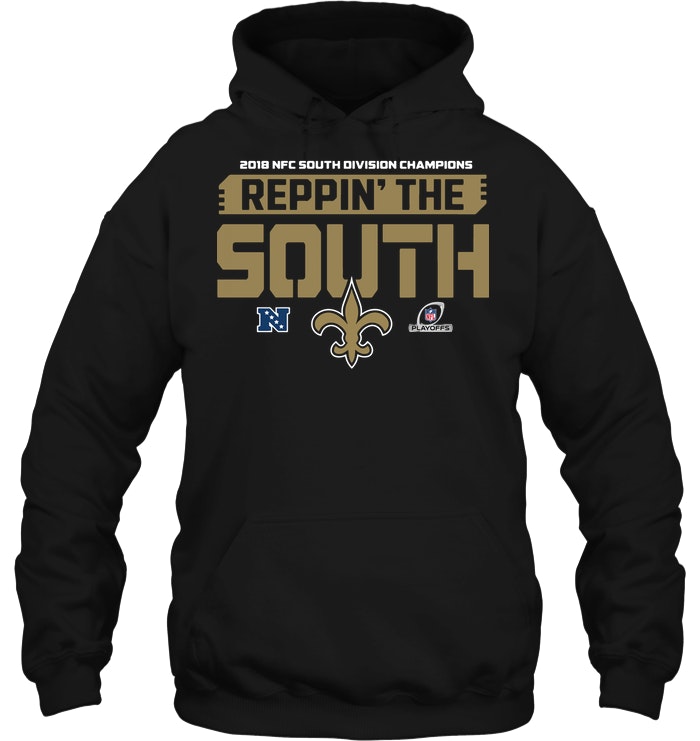2018 NFC South Division Champions New Orleans Saints NFL Reppin The South