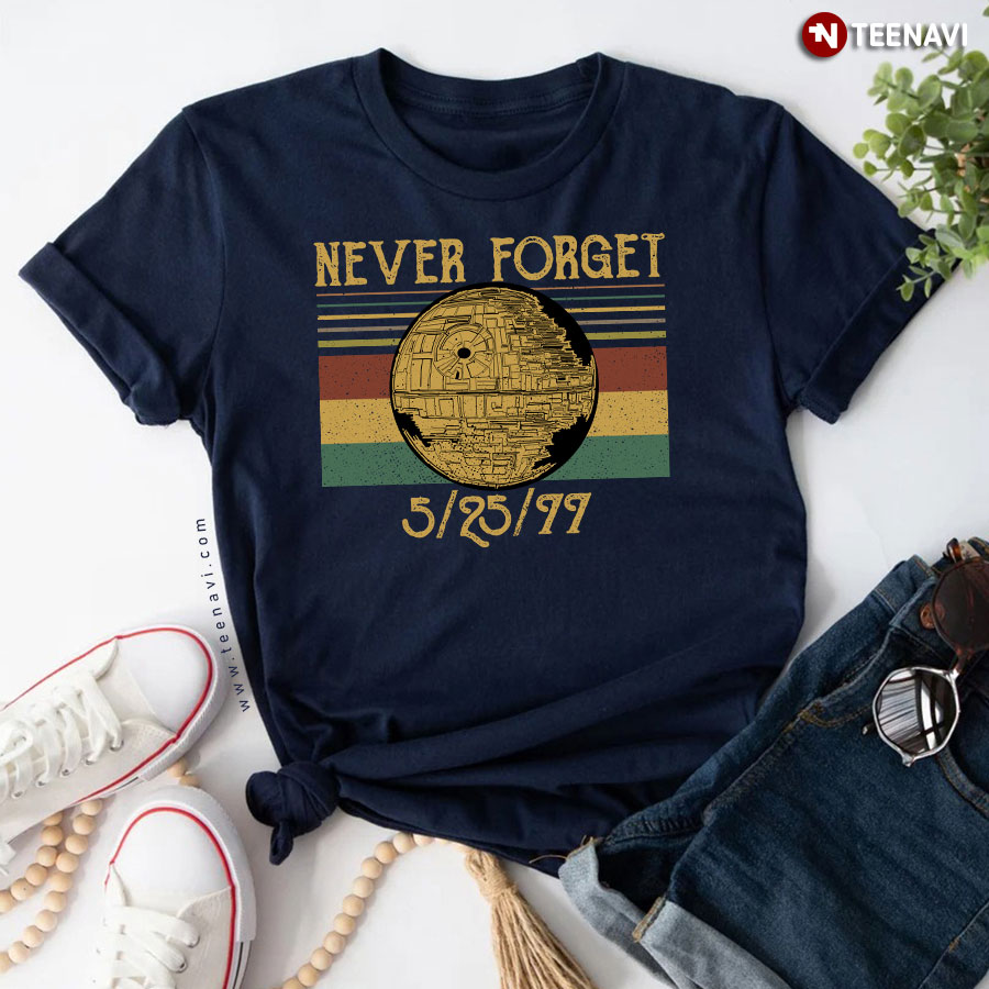 Star Wars Death Star Never Forget T-Shirt