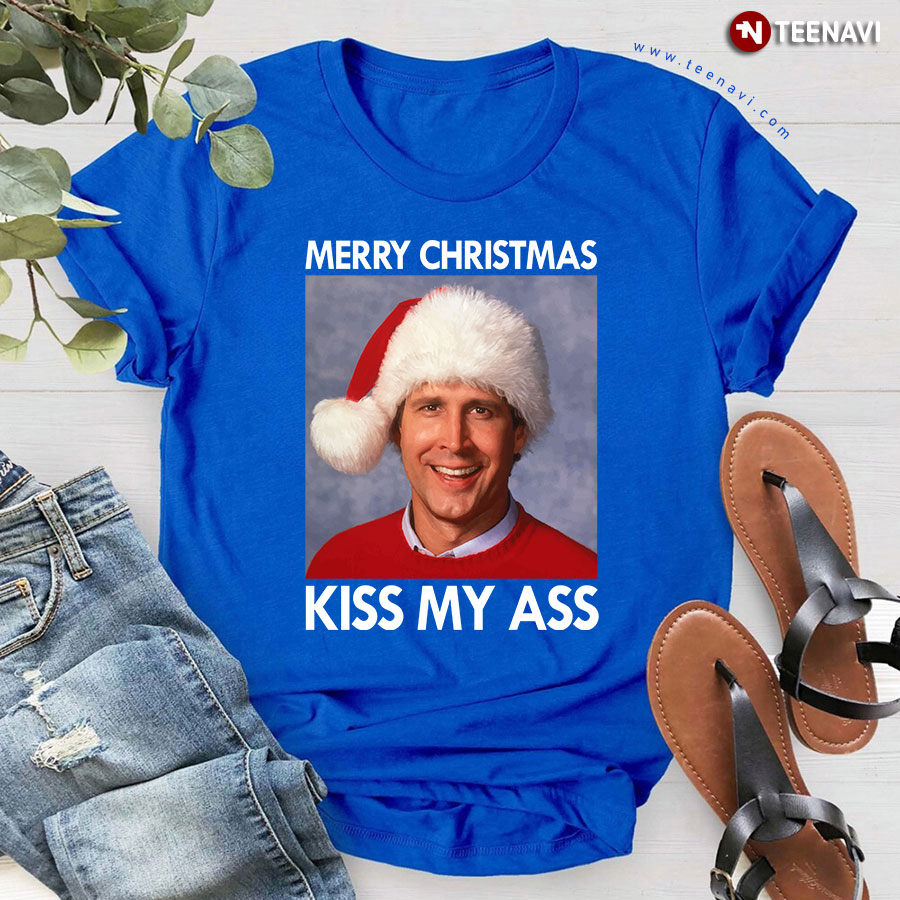Clark Griswold Merry Christmas Kiss My Ass Christmas T-Shirt