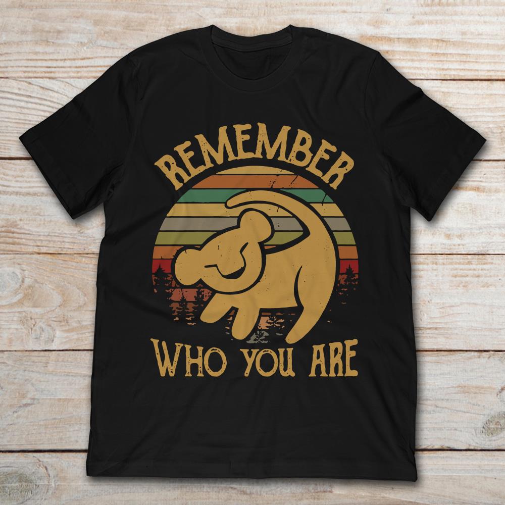 Lion King Remember Who You Are Vintage