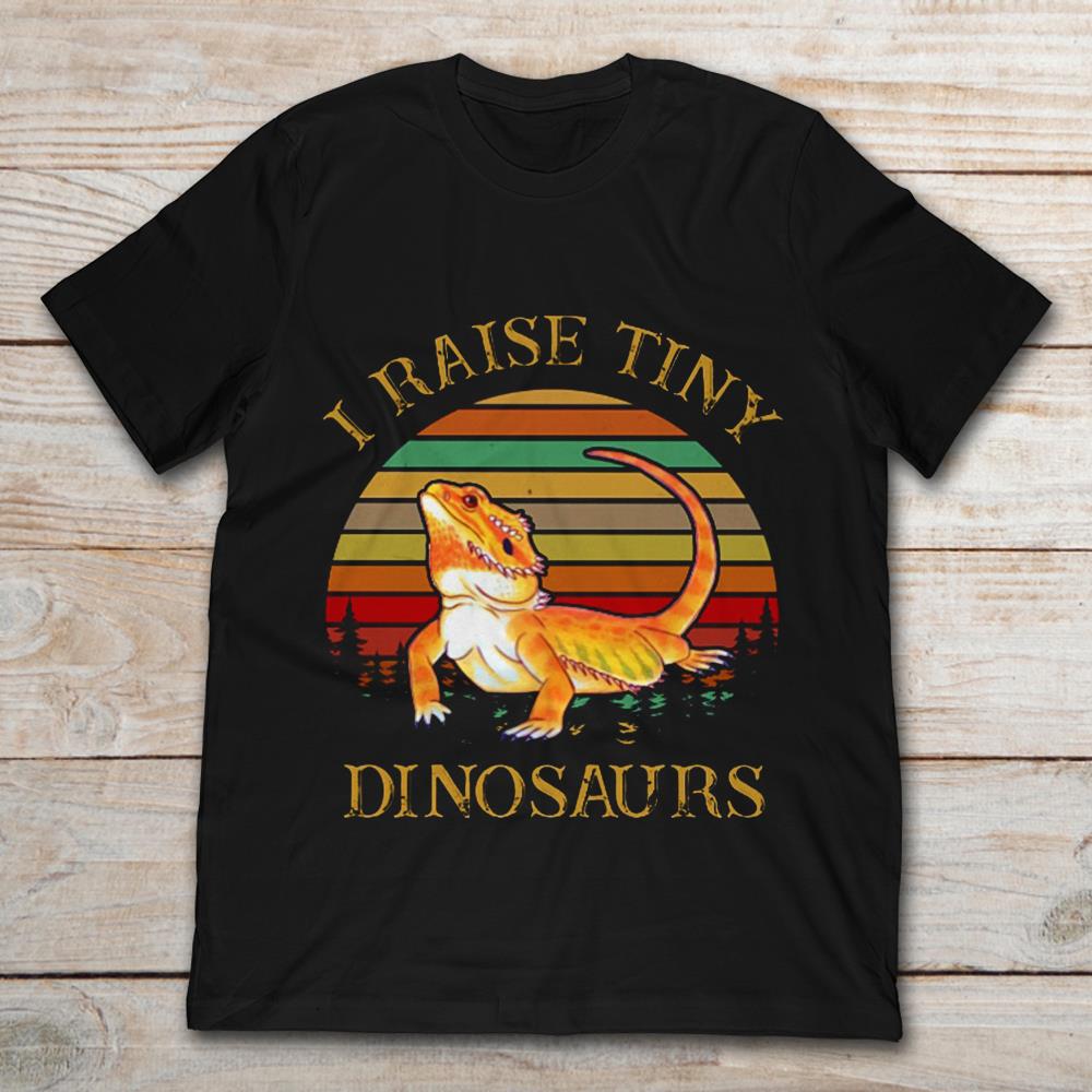 I Raise Tiny Dinosaurs Lizard Vintage