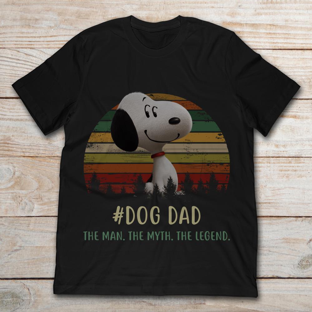 Snoopy Dog Dad The Man The Myth The Legend Vintage