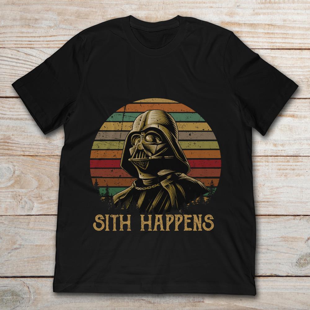 Darth Vader Star Wars Sith Happens Vintage