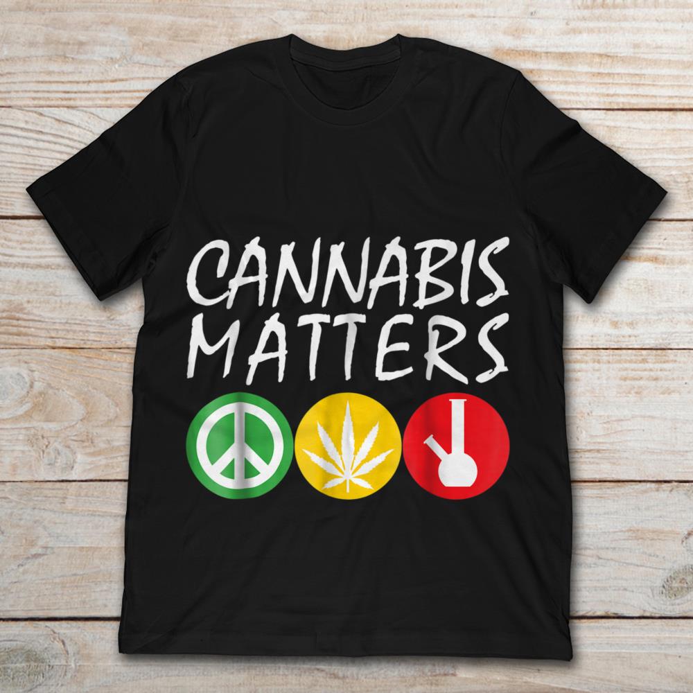 Cannabis Matters Peace Sign Test Tube