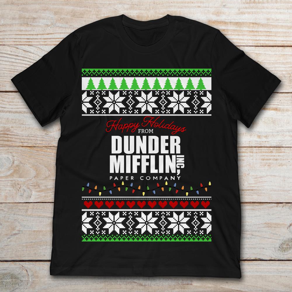 Christmas Happy Holidays From Dunder Mifflin Paper Company