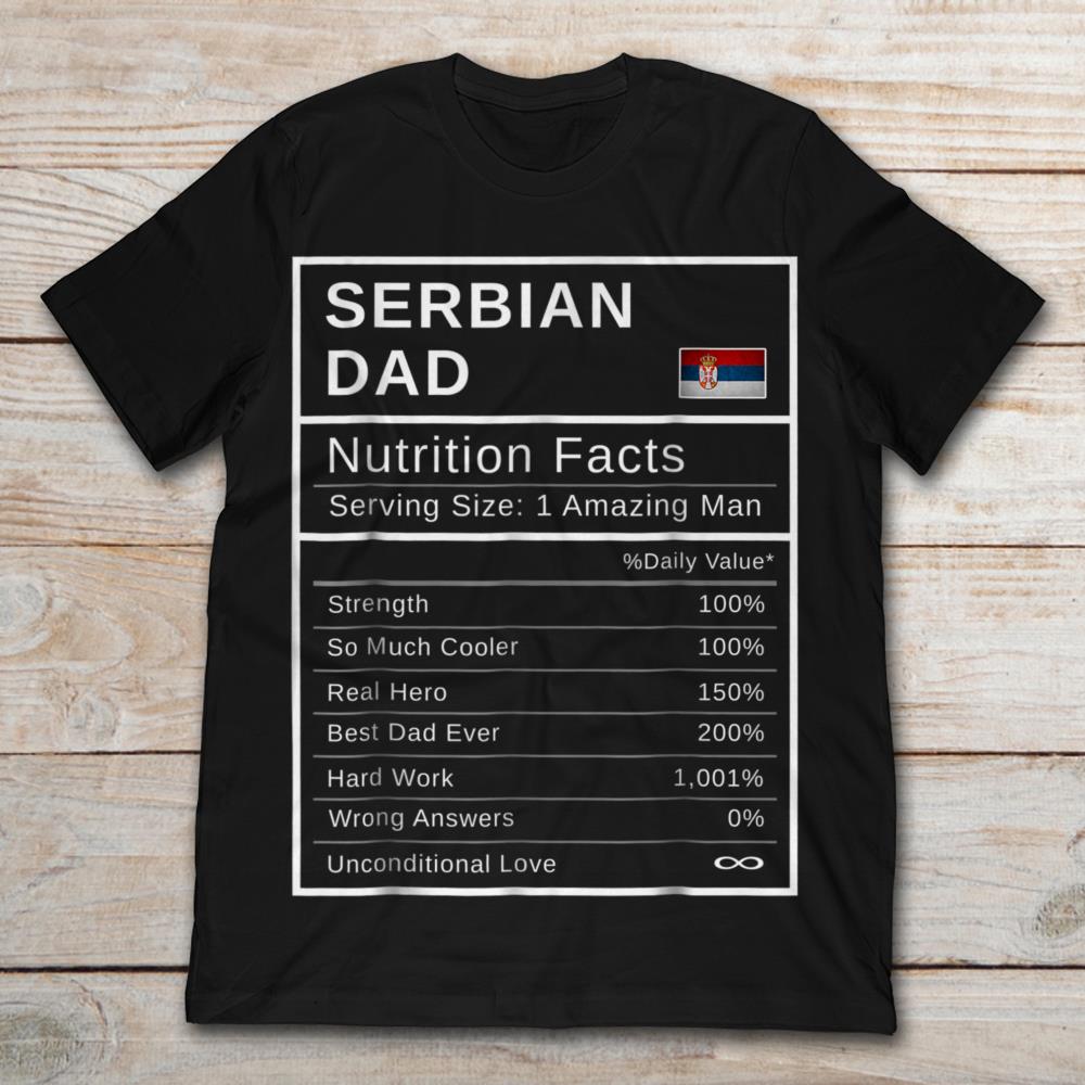 Serbian Dad Nutrition Facts Serving Size