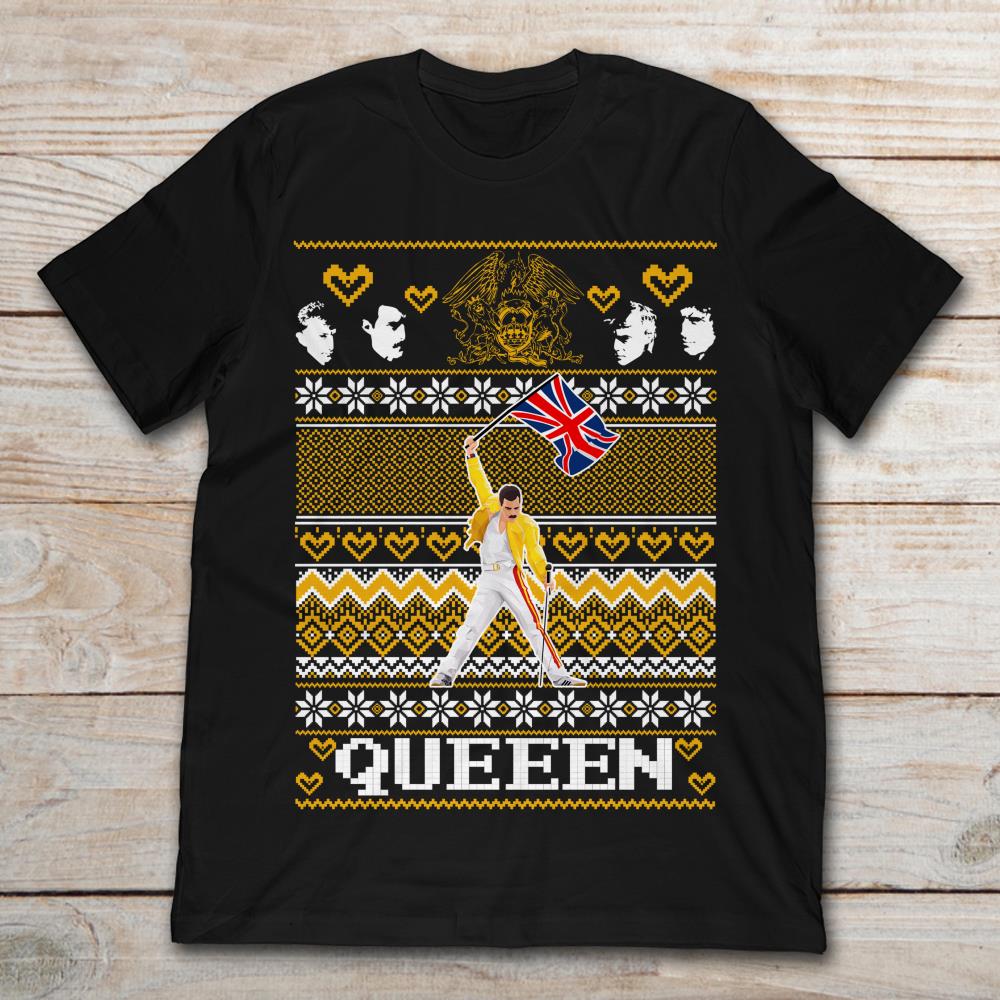 Freddie Mercury Queen Christmas Ugly