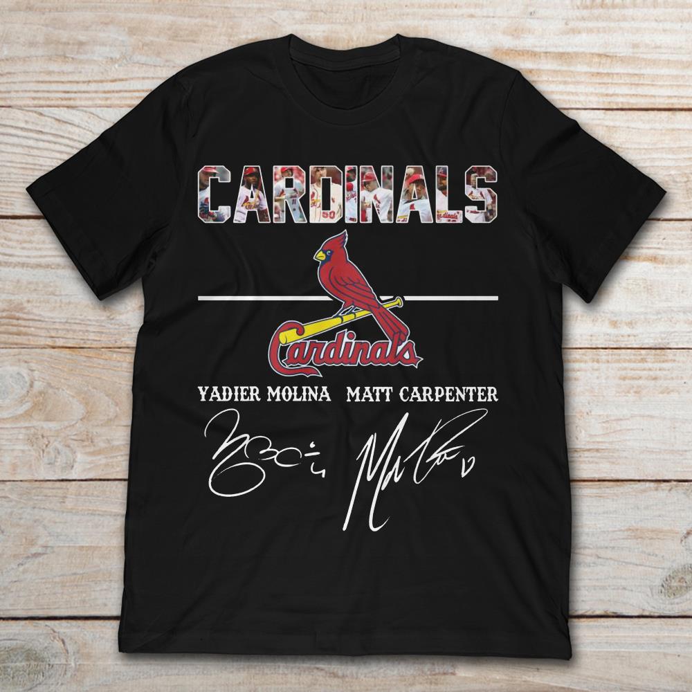 Cardinals Yadier Molina And Matt Carpenter Signature