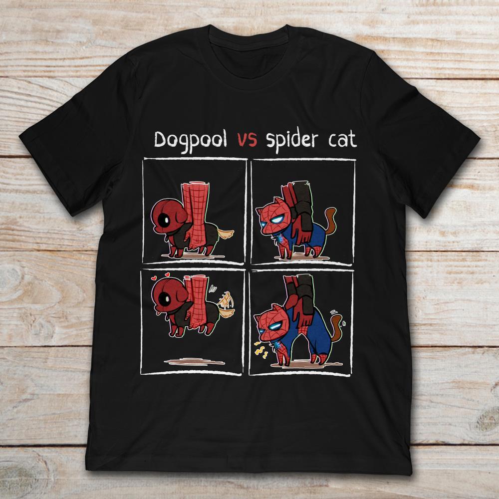 Dogpool Vs Spider Cat Deadpool And Spiderman