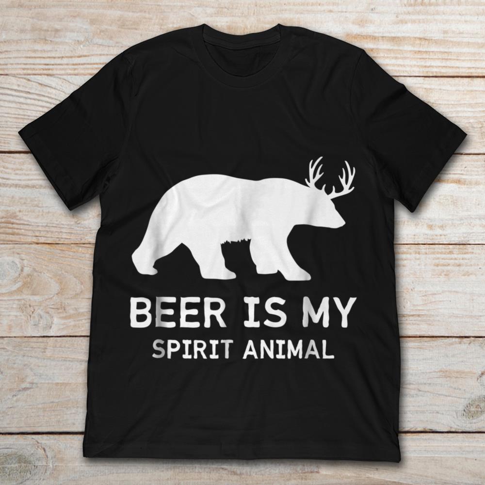 Beer Is My Spirit Animal Funny Drinking
