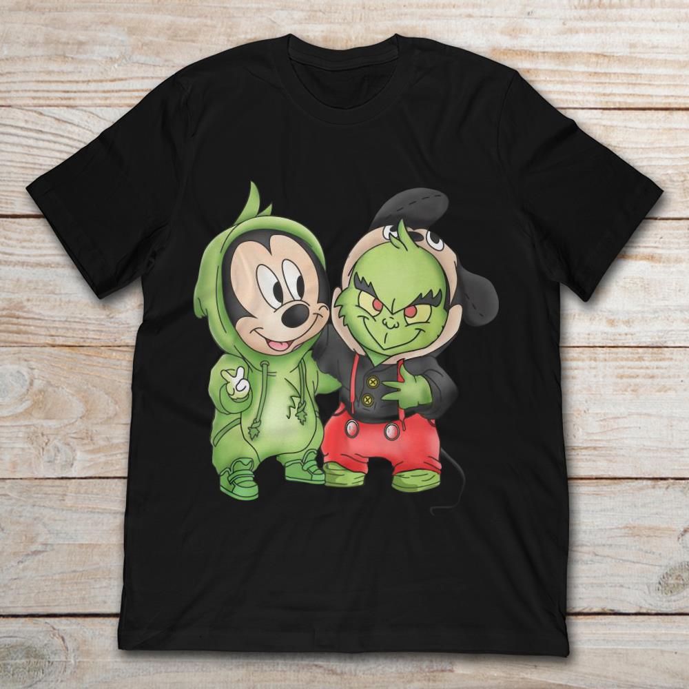 Funny Grinch And Mickey Mouse