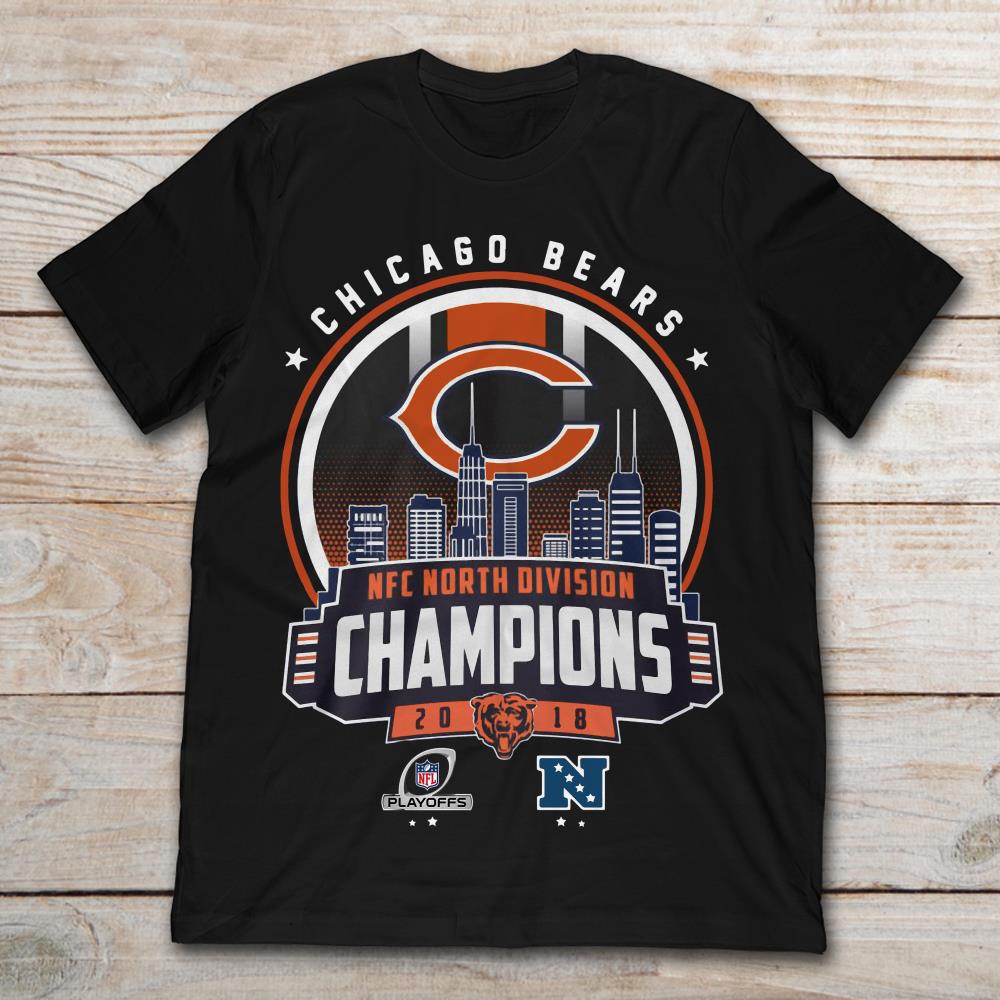 Chicago Bears NFC North Division Champions 2018 T-Shirt - TeeNavi