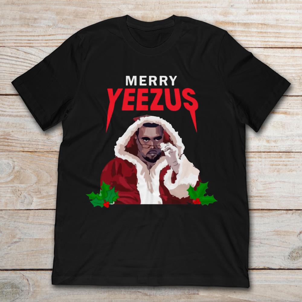 Merry Yeezus Kanye West Santa Claus