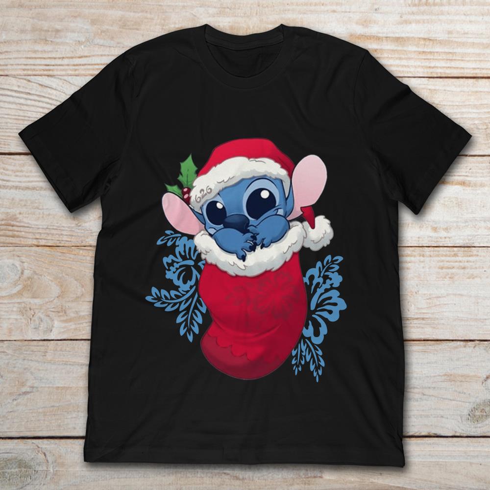 Cute Disney Stitch Santa