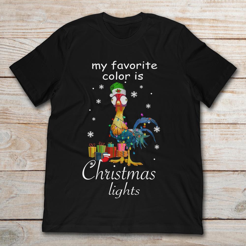 My Favorite Color Is Christmas Lights Zazu