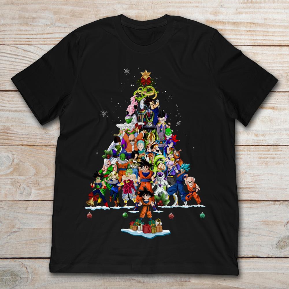 Christmas Tree Dragon Ball All Characters