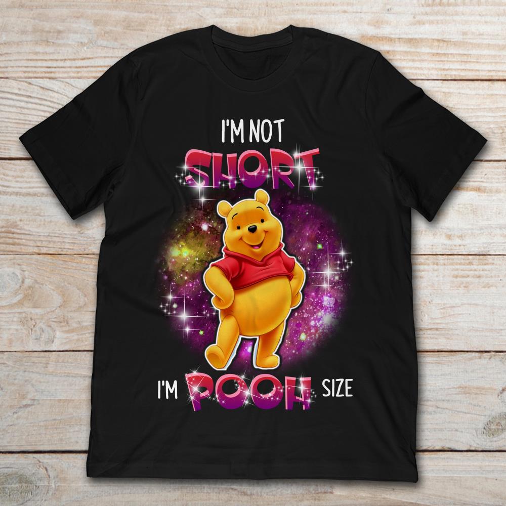 Sparkling Winnie-the-Pooh I'm Not Short I'm Pooh Size