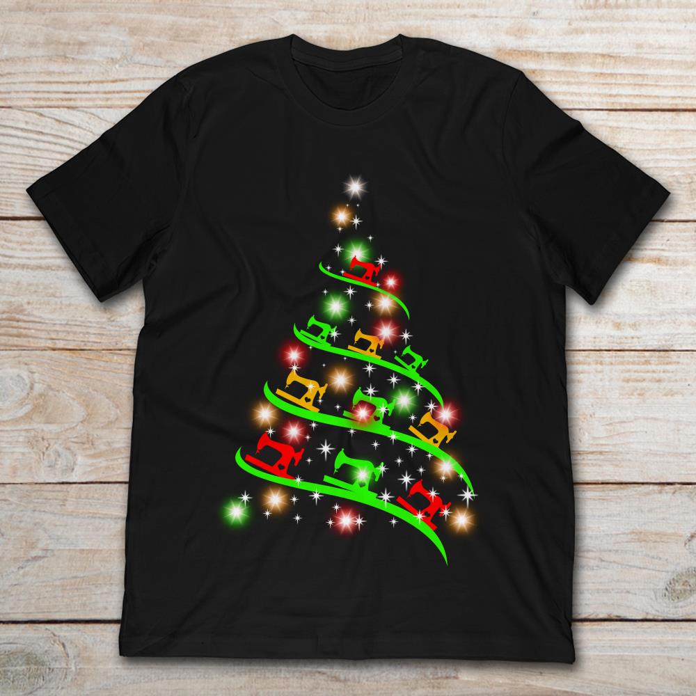 Sewing Flashlight String Christmas Tree