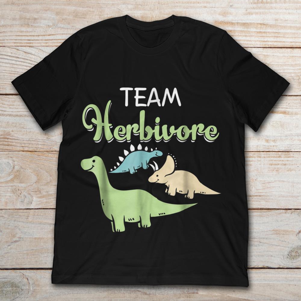 Team Herbivore Cute Dinosaur Vegetarian