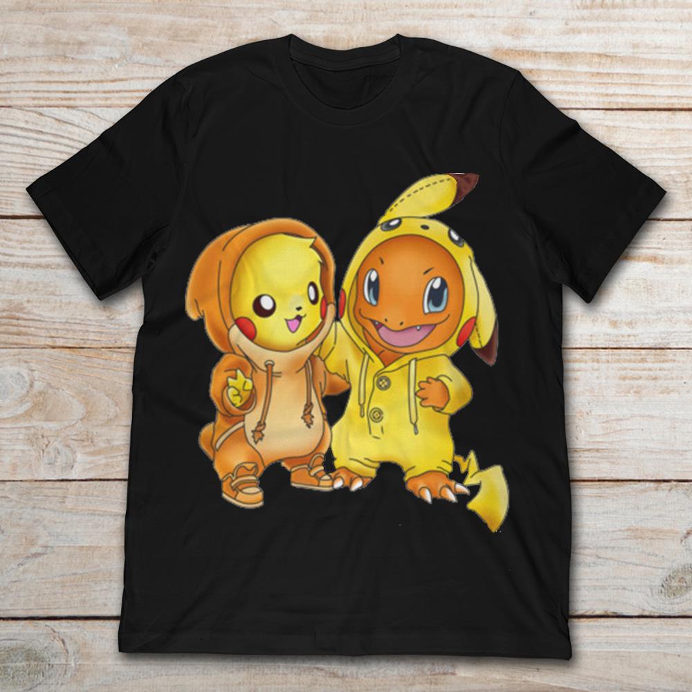 Charmander Hitokage Pikachu We Are Best Friend