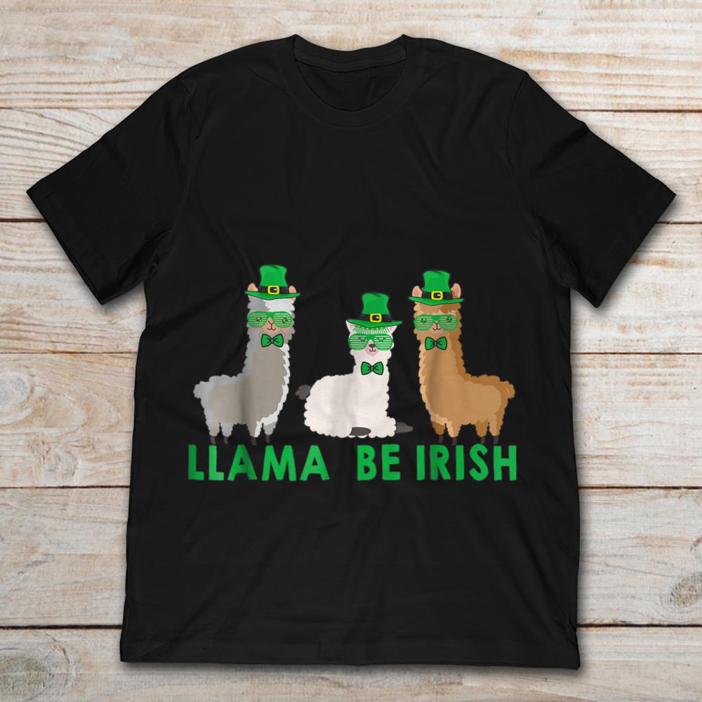 Llama Be Irish St Patricks Day
