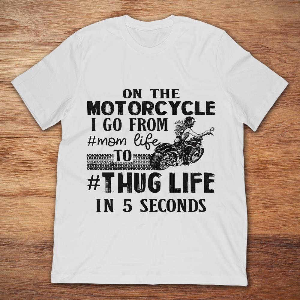 On The Motorcycle I Go From Mom Life To Thug Life In 5 Seconds