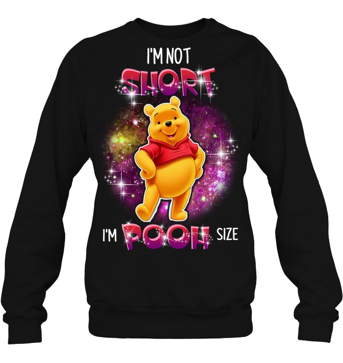 Sparkling Winnie-the-Pooh I'm Not Short I'm Pooh Size T-Shirt