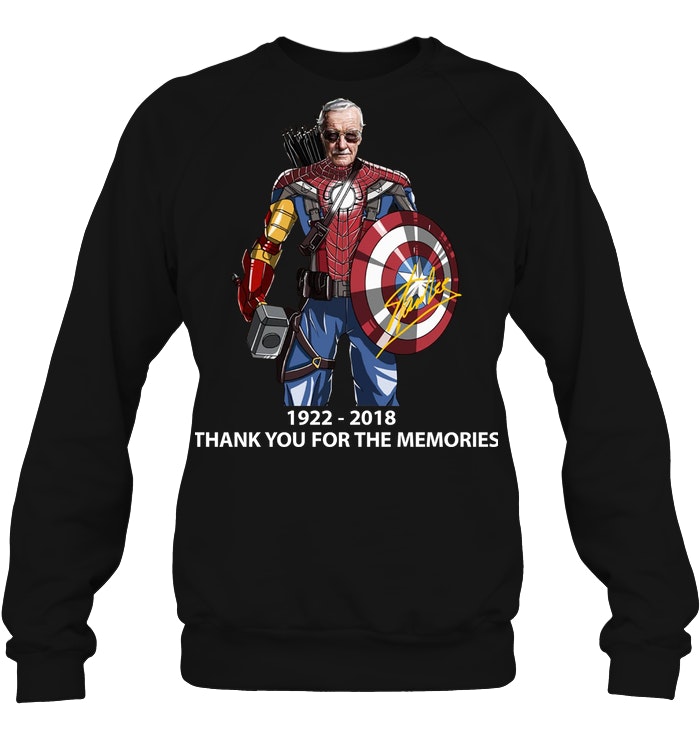 Thank You For The Memories Stan Lee 1922- 2018 T-Shirt - TeeNavi