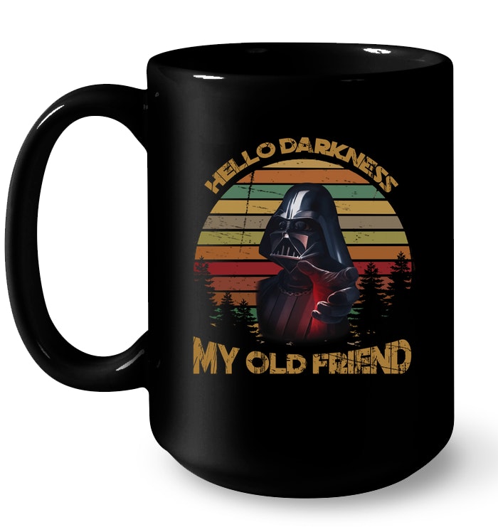 Star Wars Darth Vader Hello Darkness My Old Friend Vintage.
