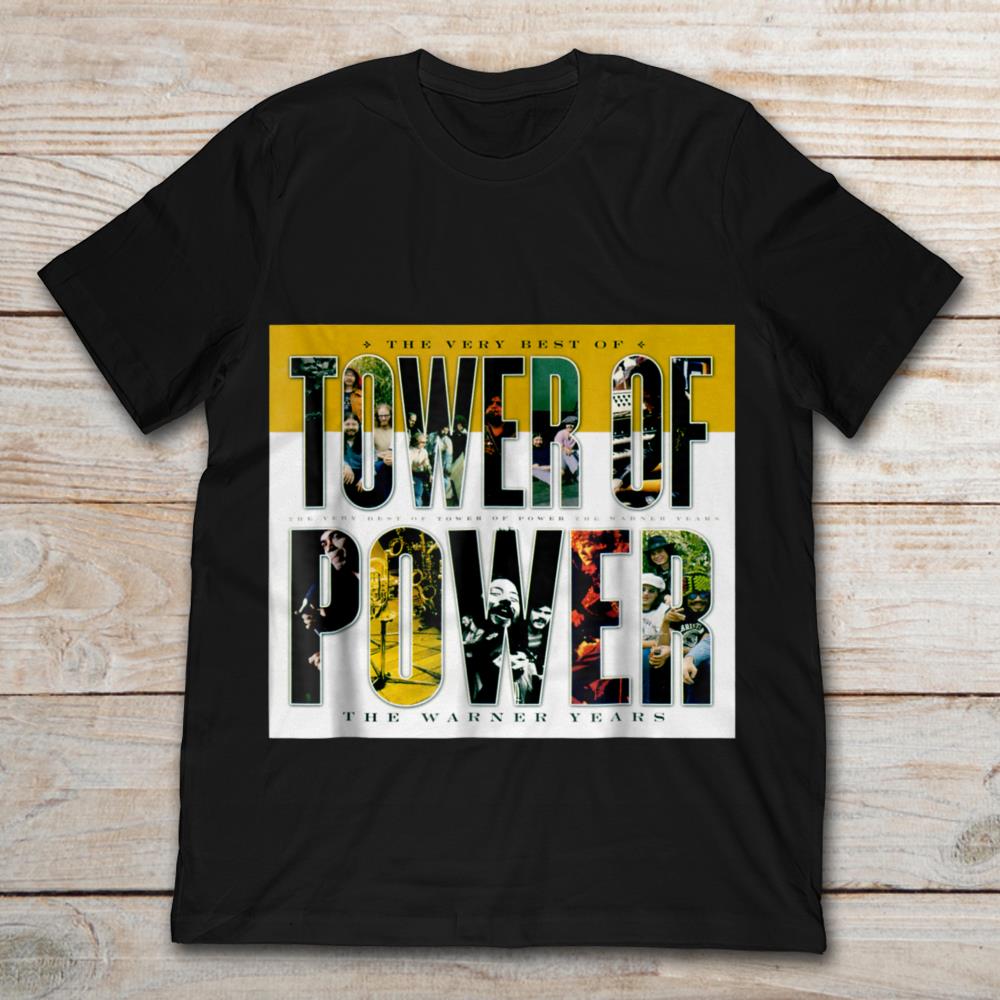 Vært for tapet Frø The Very Best Of Tower Of Power The Warner Years Music Band T-Shirt -  TeeNavi
