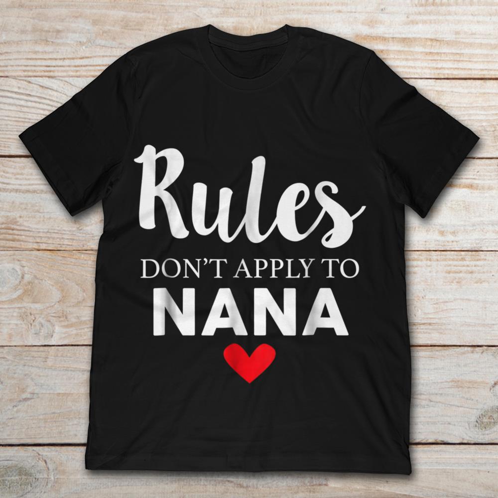 Rules Don't Apply To Nana Red Heart