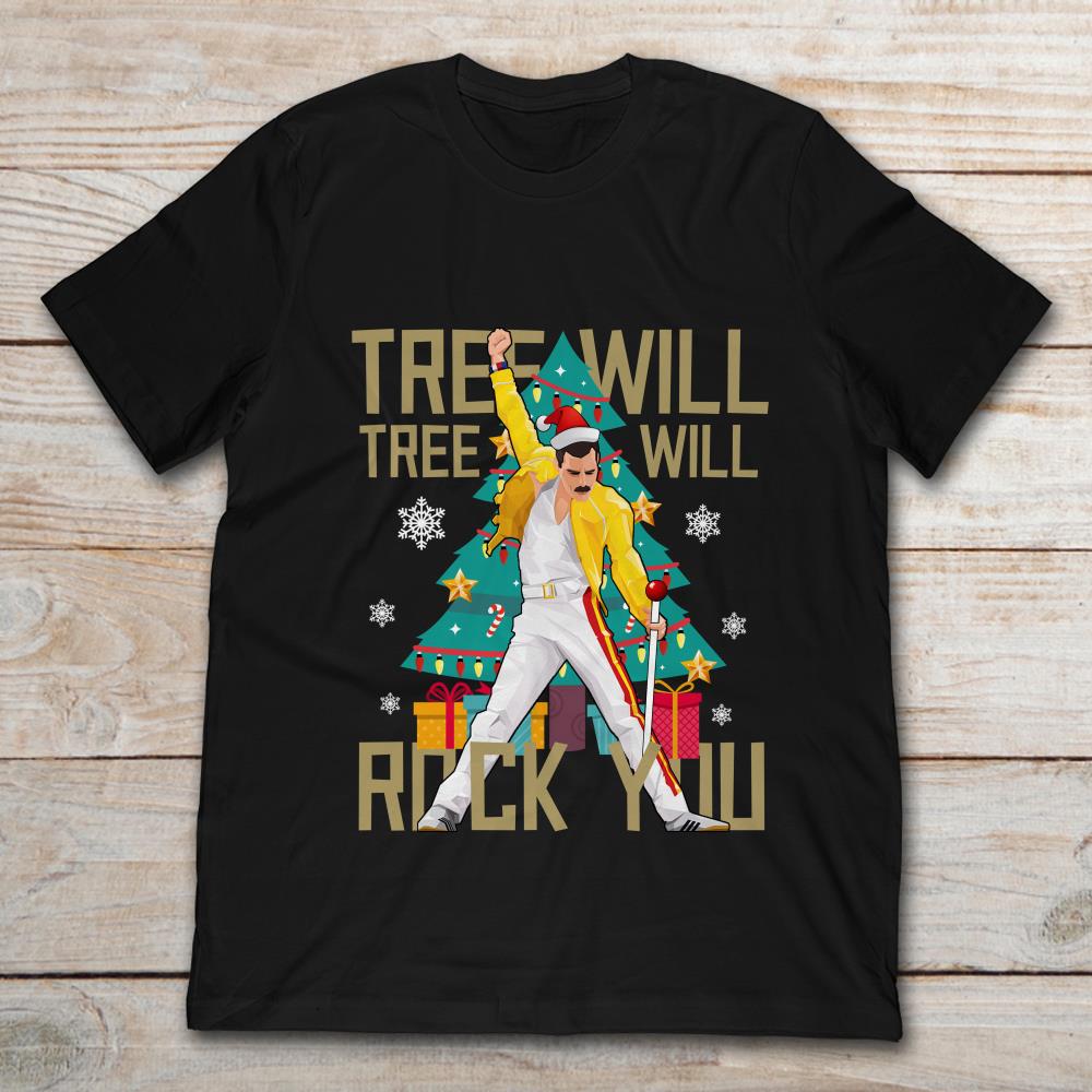 Freddie Mercury Christmas Tree Tree Will Rock You