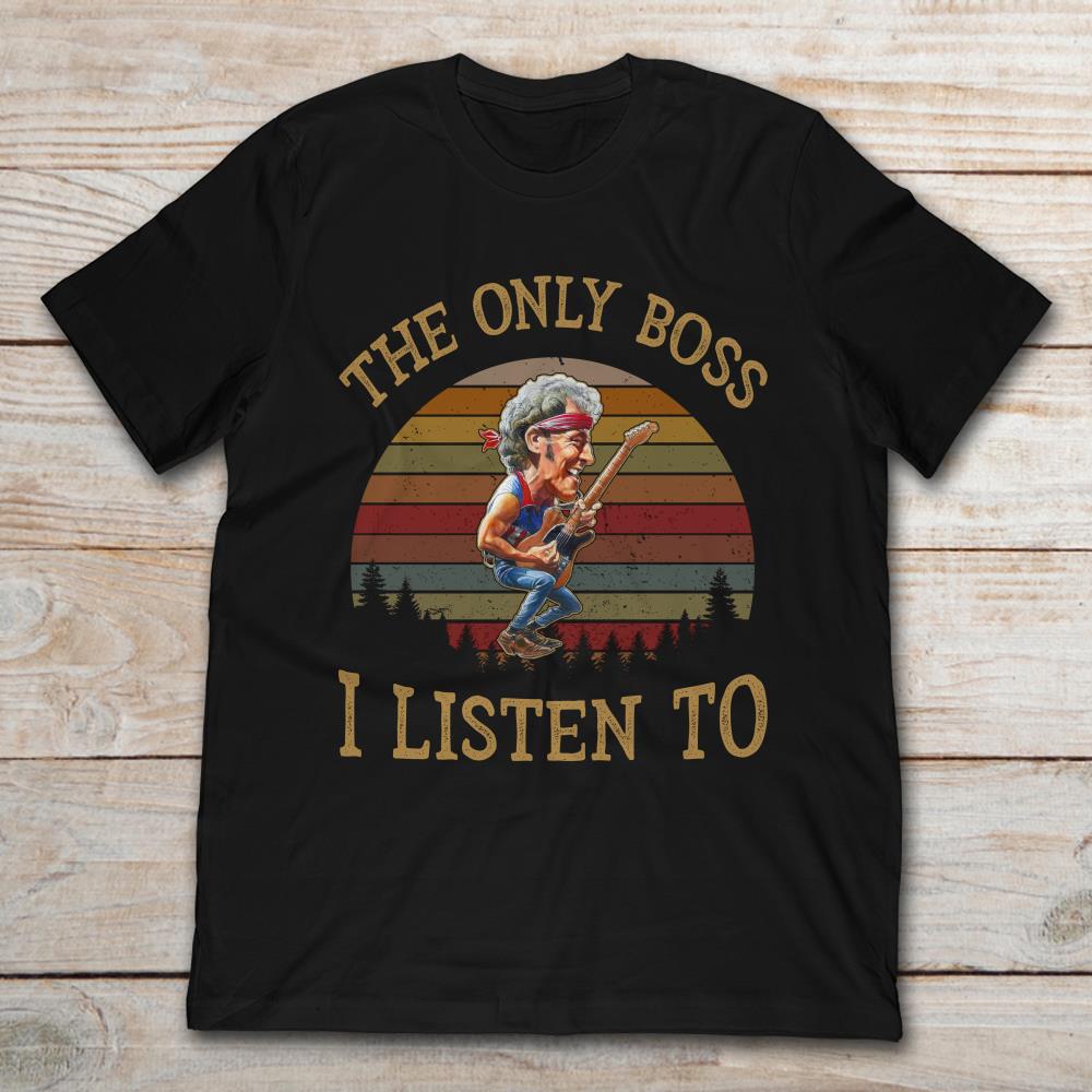 Bruce Springsteen The Only Boss I Listen To Vintage