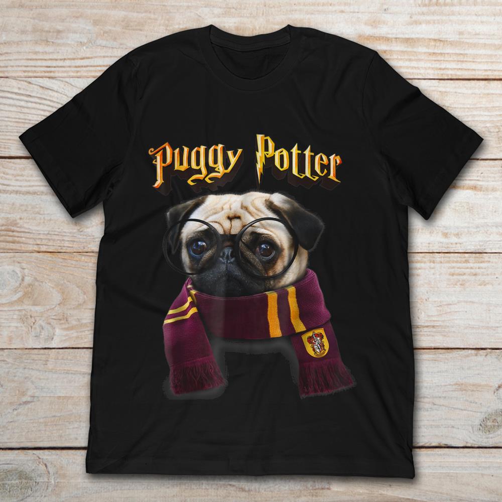 Puggy Potter Bulldog With Scarf