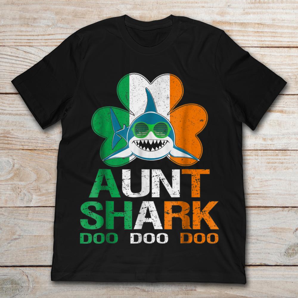Ireland Shamrock Aunt Shark Doo Doo Doo