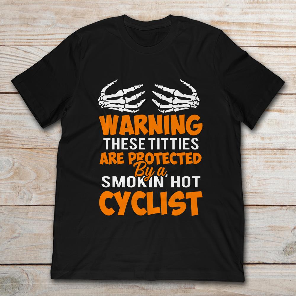 Warning These Titties Are Protected By A Smoking Hot Cyclist